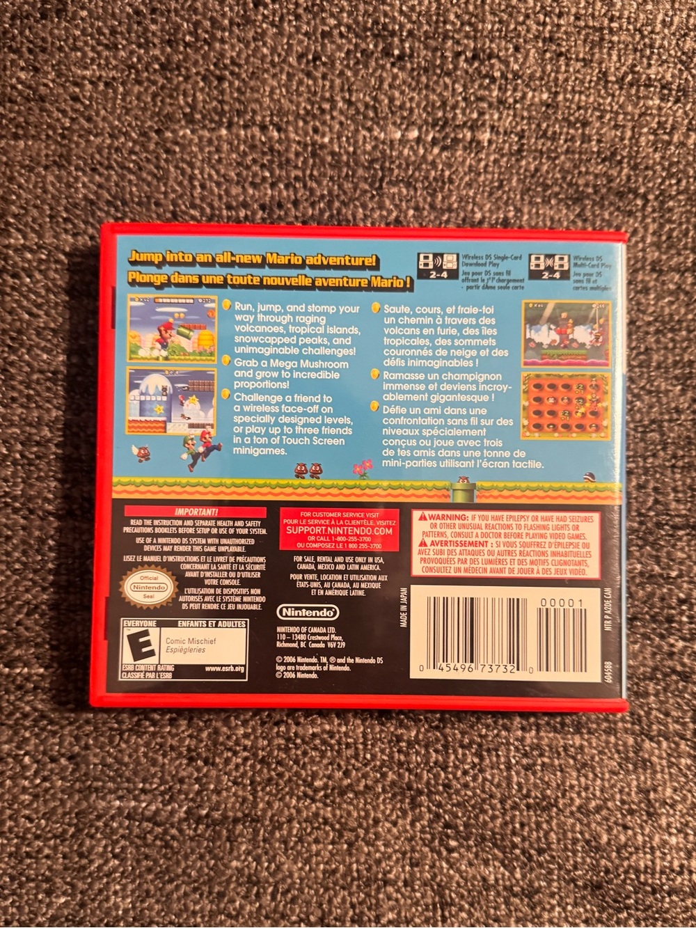 New Super Mario Bros Nintendo DS Game Complete - Picture 2 of 3